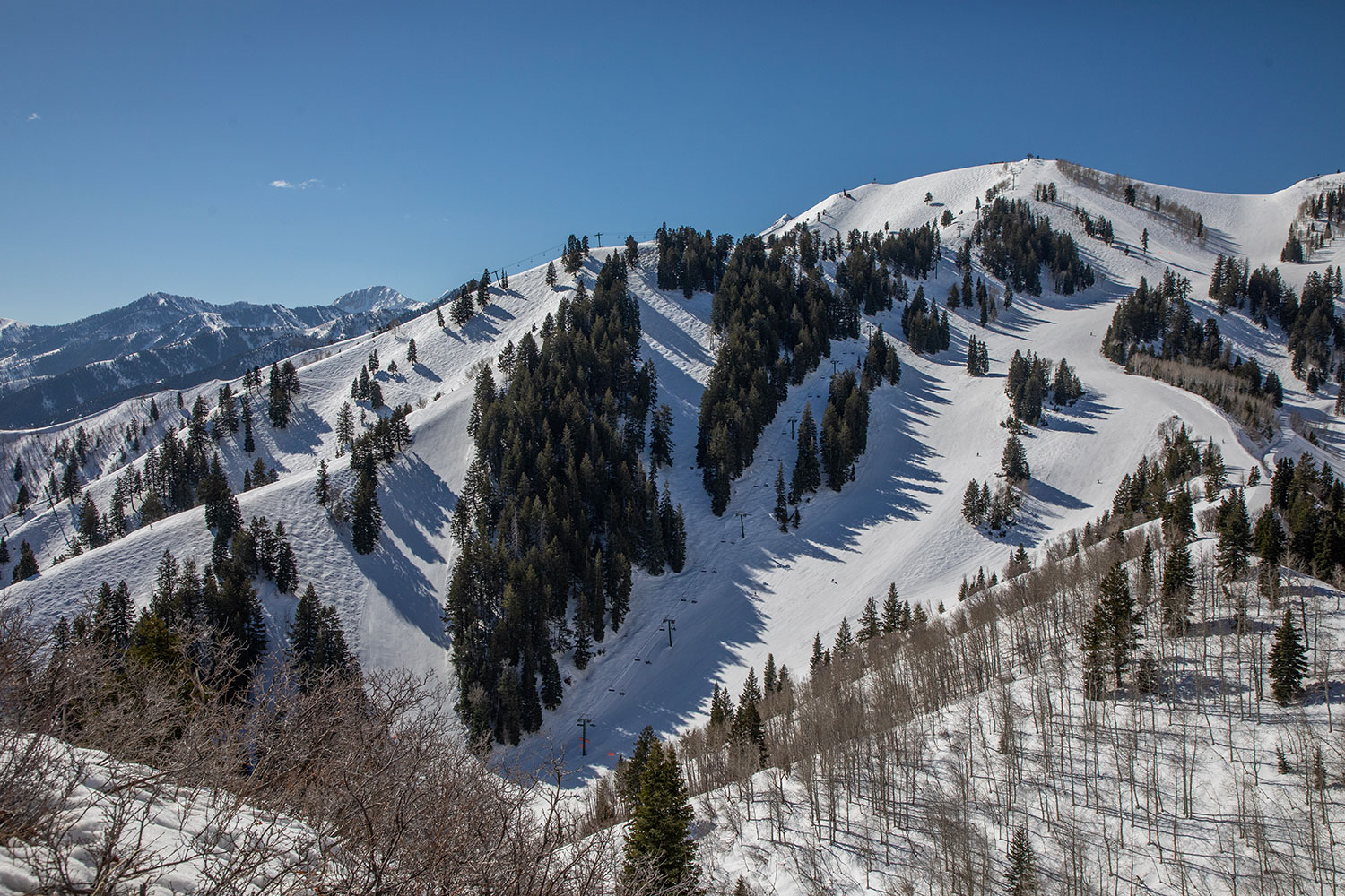 Chairlift on a mountain at Sundance Mountain Resort in Utah