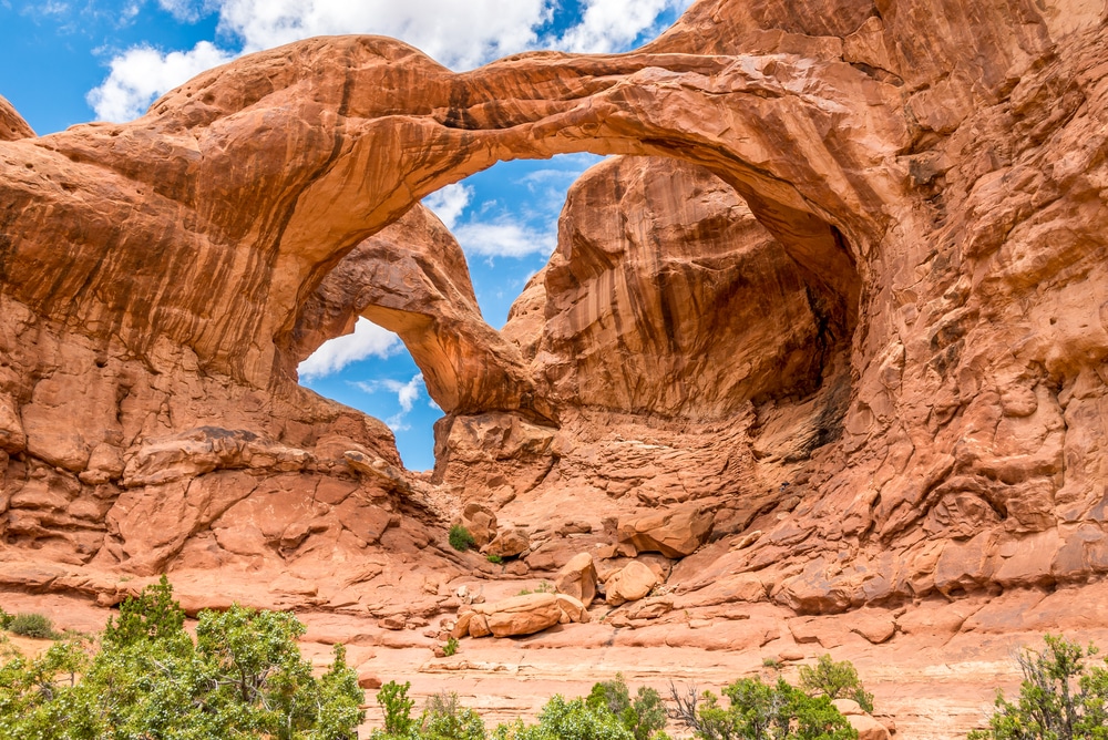 Unique Rock formation at Arches National Park