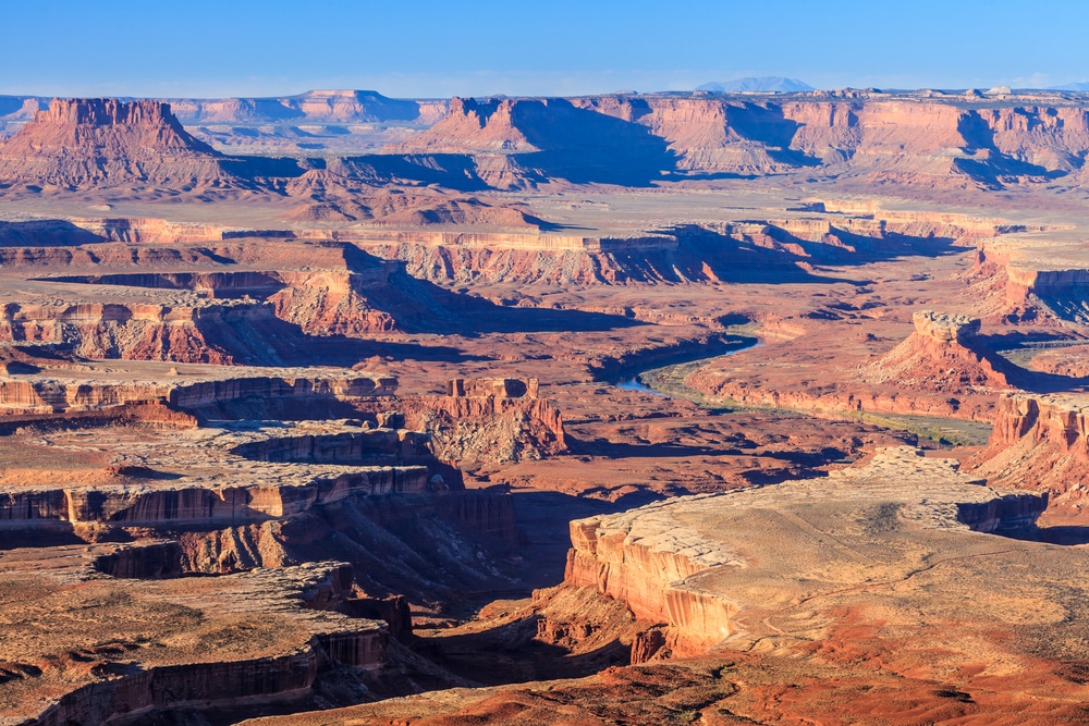Landscape view of Canyonlands National Park in Utah.