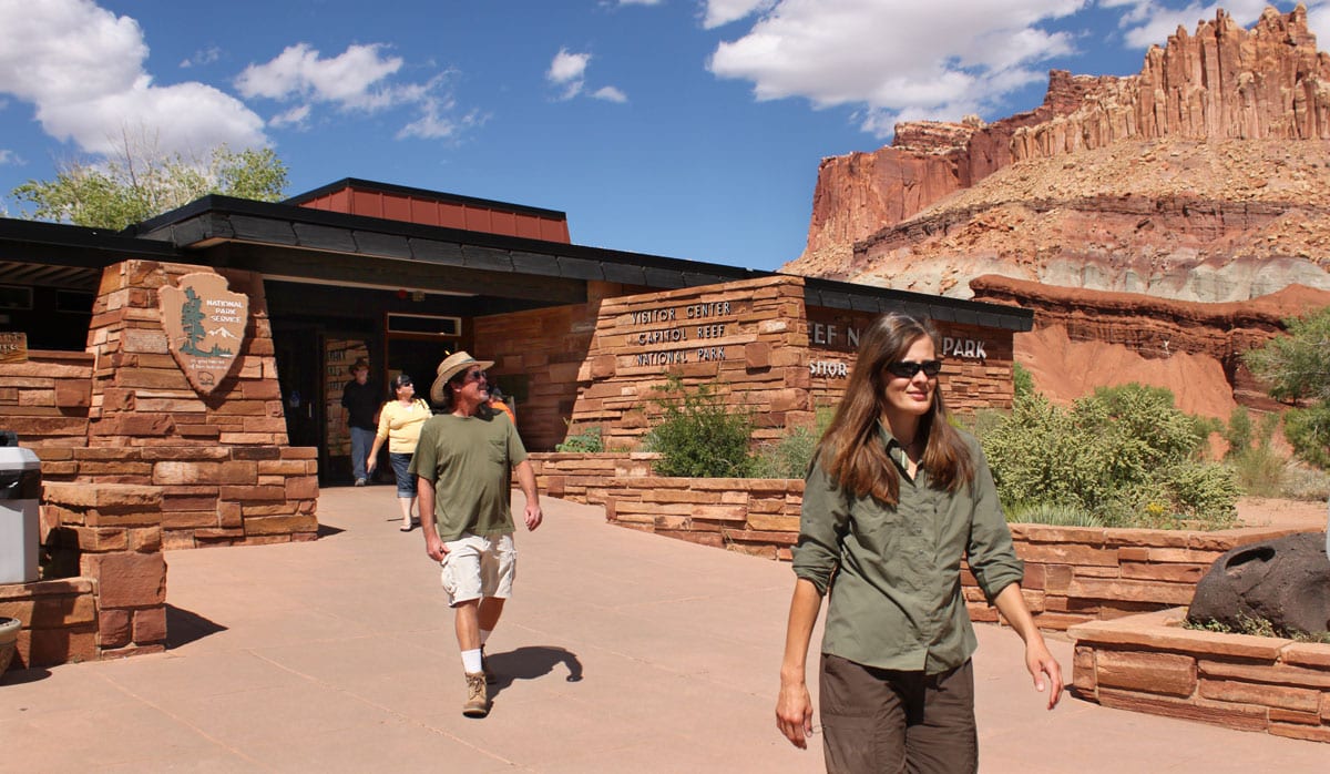 Capitol Reef Visitor Center in Utah